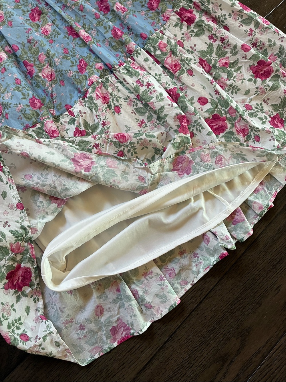 Altar’d State Blue & White Floral Maxi Dress - Picture 4 of 9